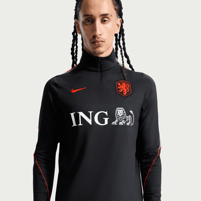 Nike Top de entrenamiento de taladro Strike de los Países Bajos para hombre