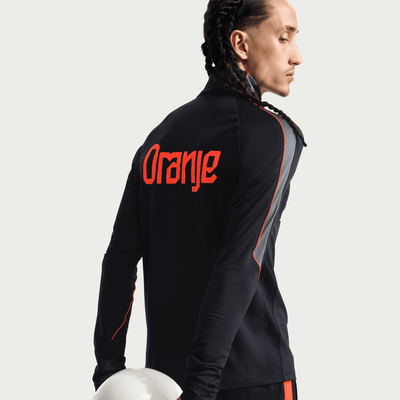 Nike Top de entrenamiento de taladro Strike de los Países Bajos para hombre