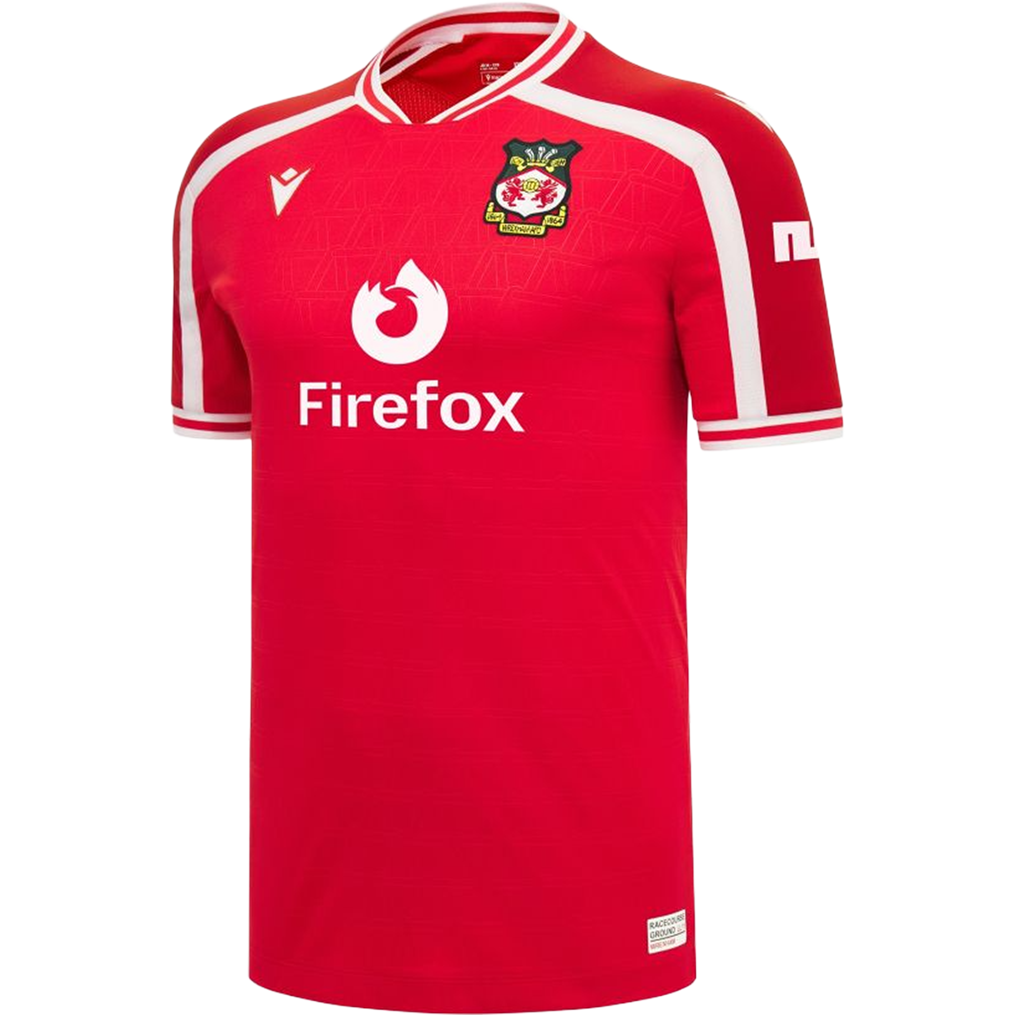 Camiseta de local Macron Wrexham AFC 2026-27 para jóvenes