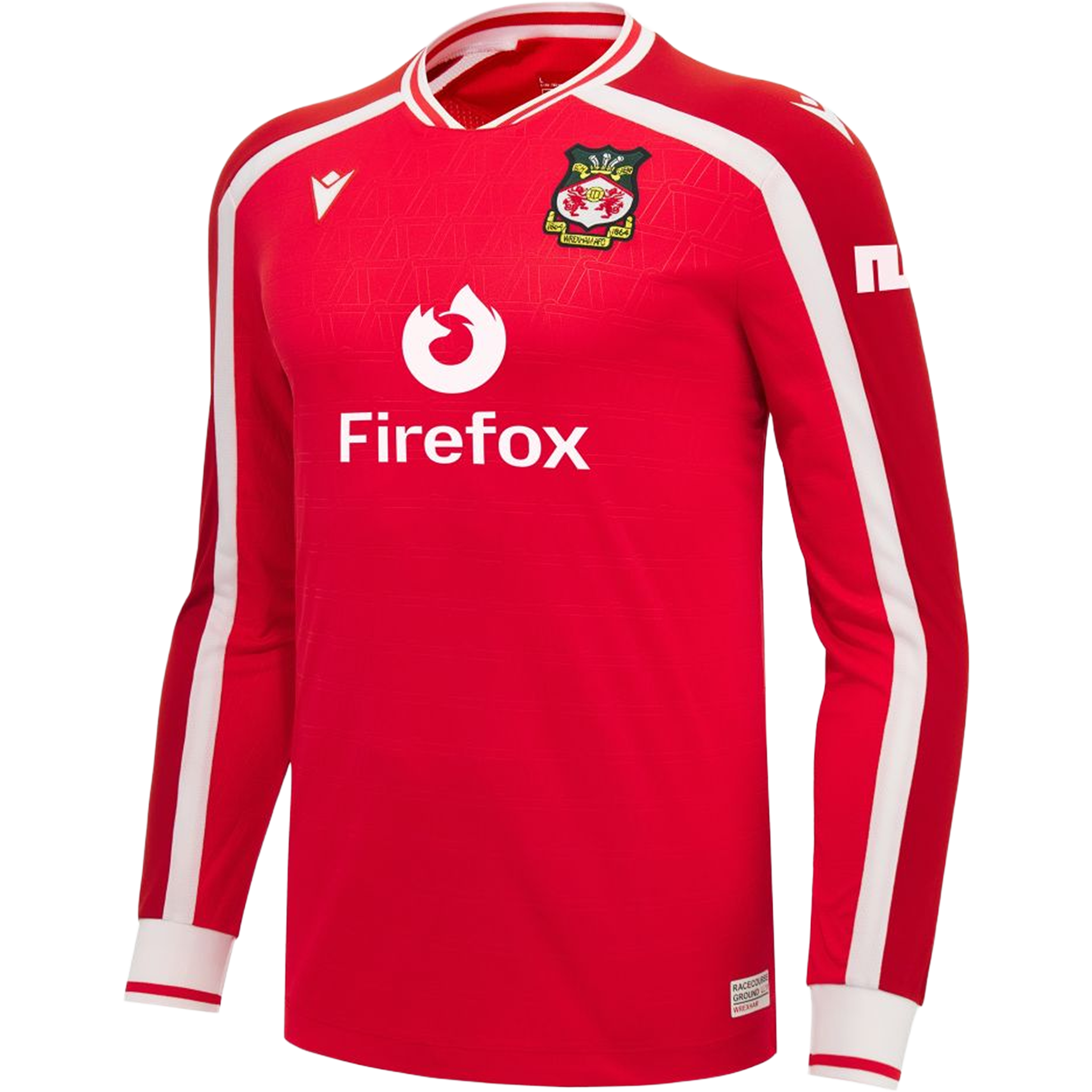 Macron Wrexham AFC Men's Home 2026-27 Authentic Long Sleeve Jersey