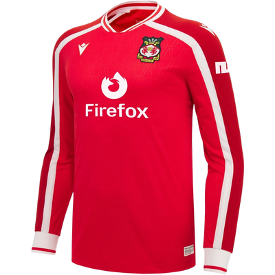 Macron Wrexham AFC Men's Home 2026-27 Authentic Long Sleeve Jersey