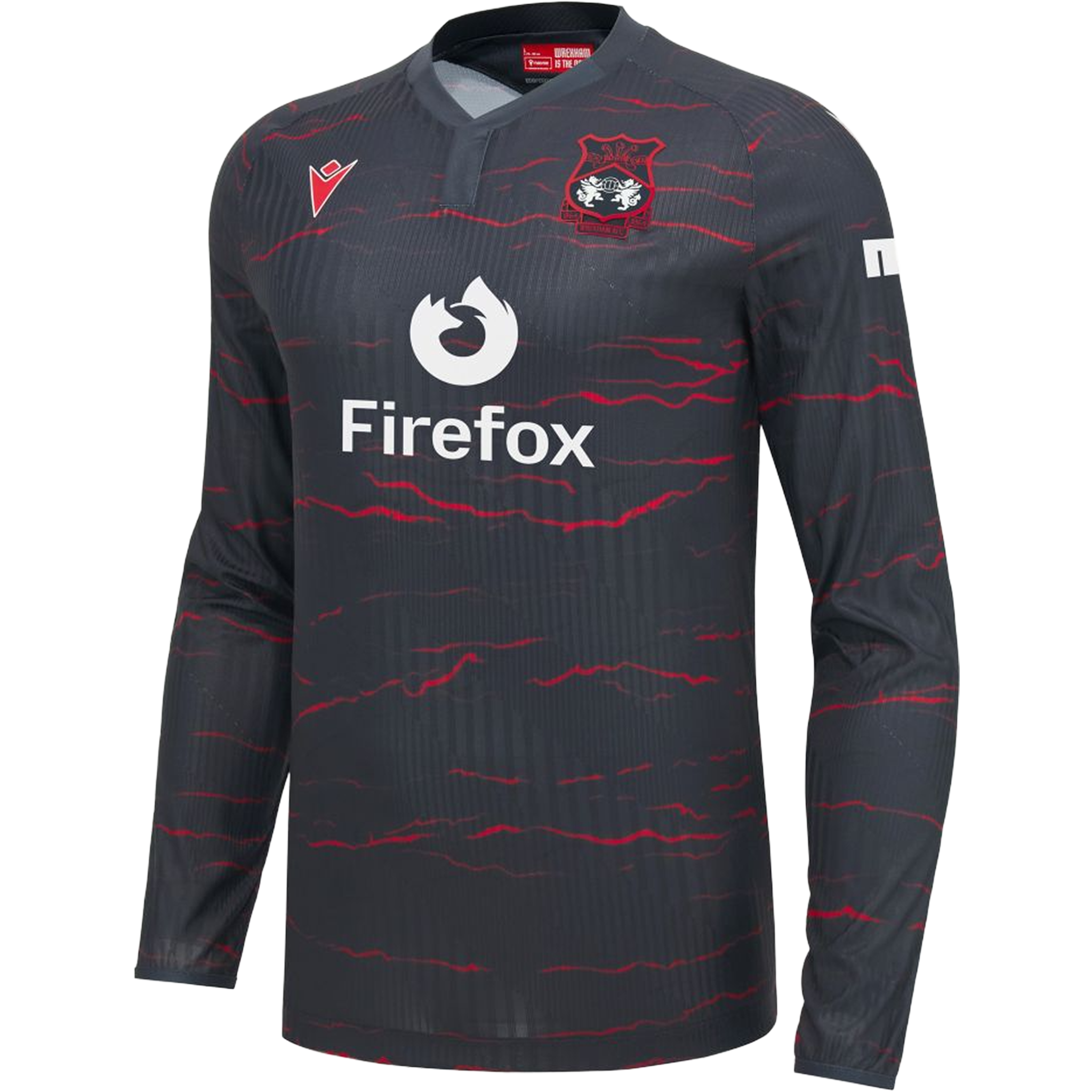 Macron Wrexham AFC 2026-27 Away Long Sleeve Jersey