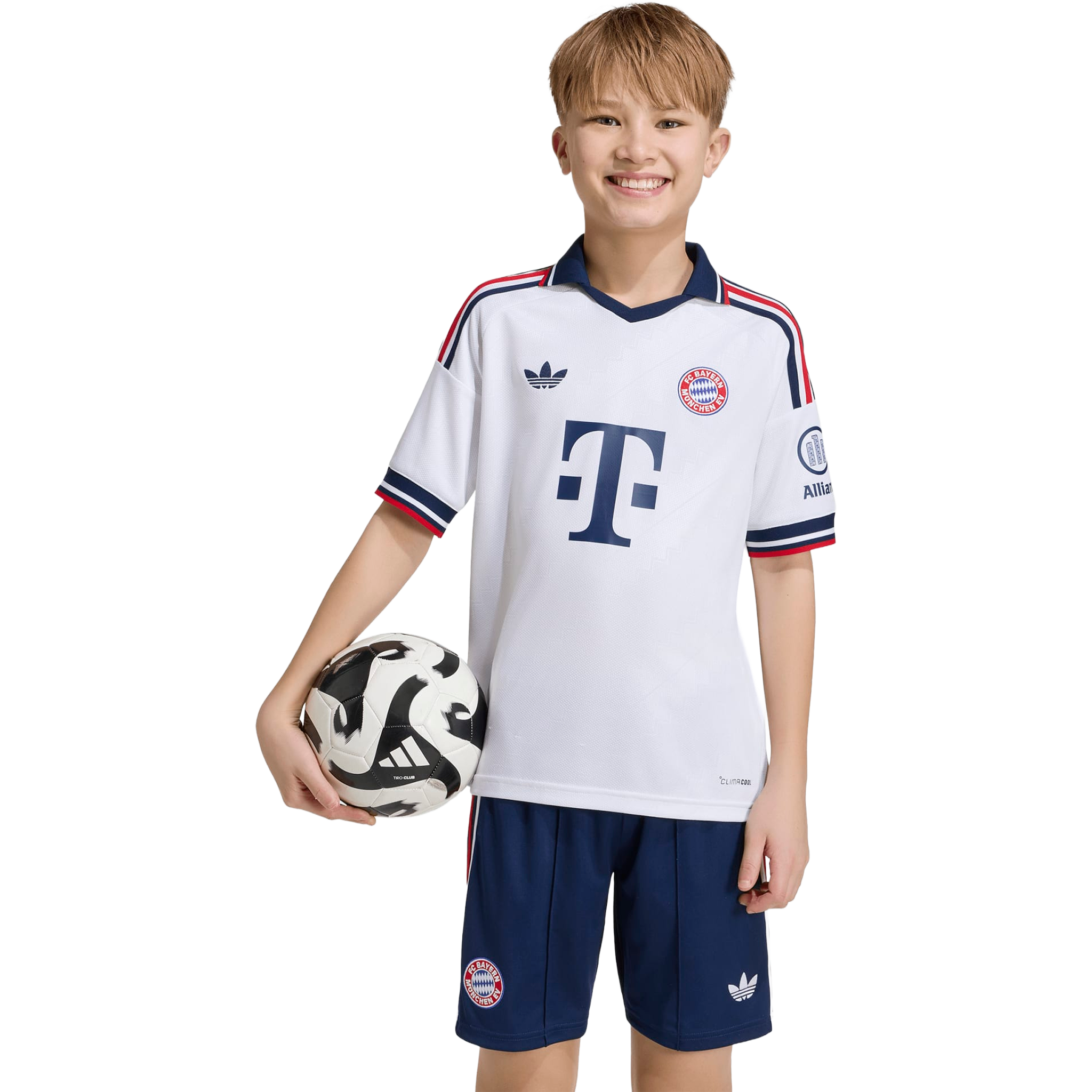 adidas FC Bayern Munich Youth Away 2026-27 Stadium Jersey