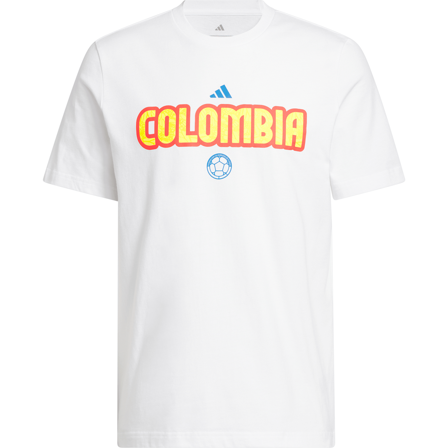 Camiseta con gráfico de gancho de la Copa Mundial de adidas Colombia para hombre