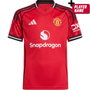 Camiseta adidas local del Manchester United 2025-26 para jóvenes