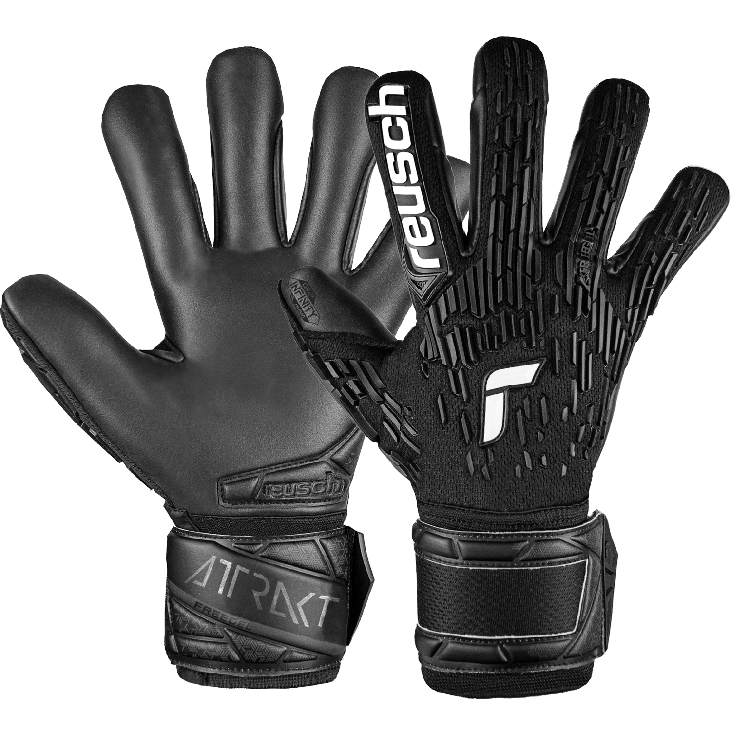 reusch Attrakt Freegel Infinity Finger Support Goalkeeper Gloves