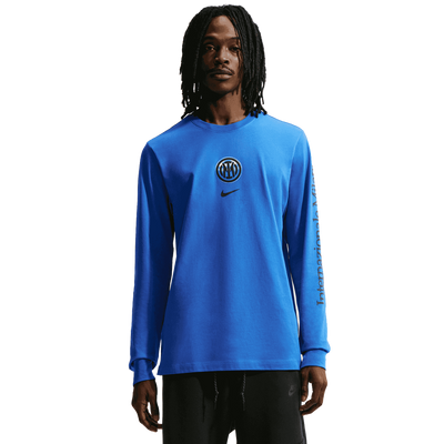 Nike Inter Milan Men's Long Sleeve Crew Neck Tee