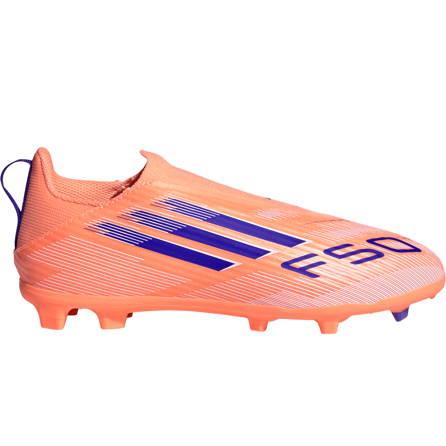 adidas F50 League Laceless Youth FG Coral Blaze