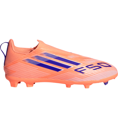 adidas F50 League Laceless Youth FG Coral Blaze