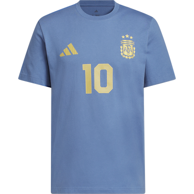 adidas Argentina Messi #10 Men's Blue Tee