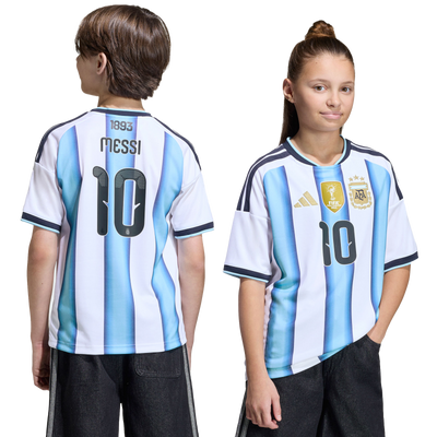 adidas Argentina 2026 Youth Lionel Messi Home Stadium Jersey