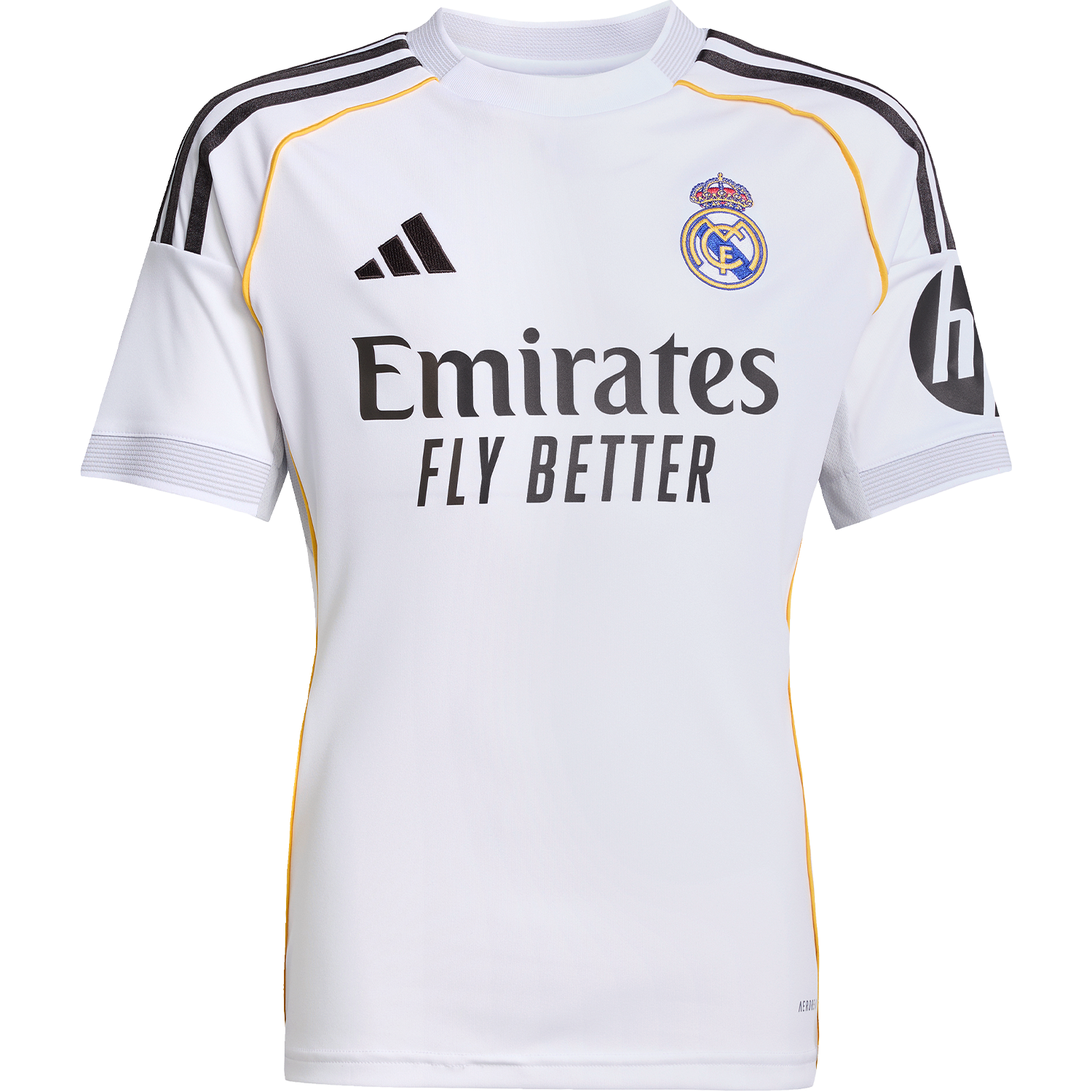 adidas Real Madrid 2025-26 Youth Home Stadium Jersey