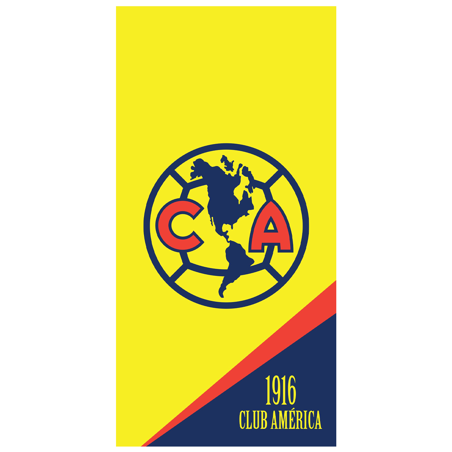 Toalla de playa del Club América