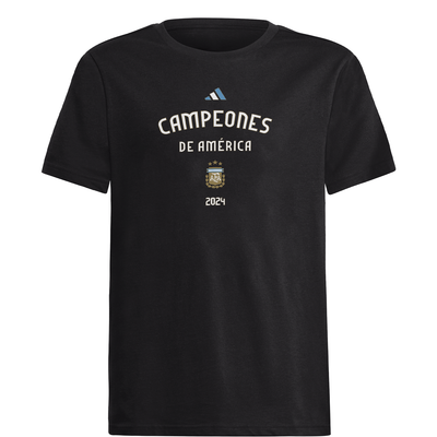 adidas Argentina Youth Copa America 2024 Champions Tee