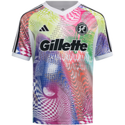 adidas New England Revolution 2025 Youth Pride Pre-Match Top