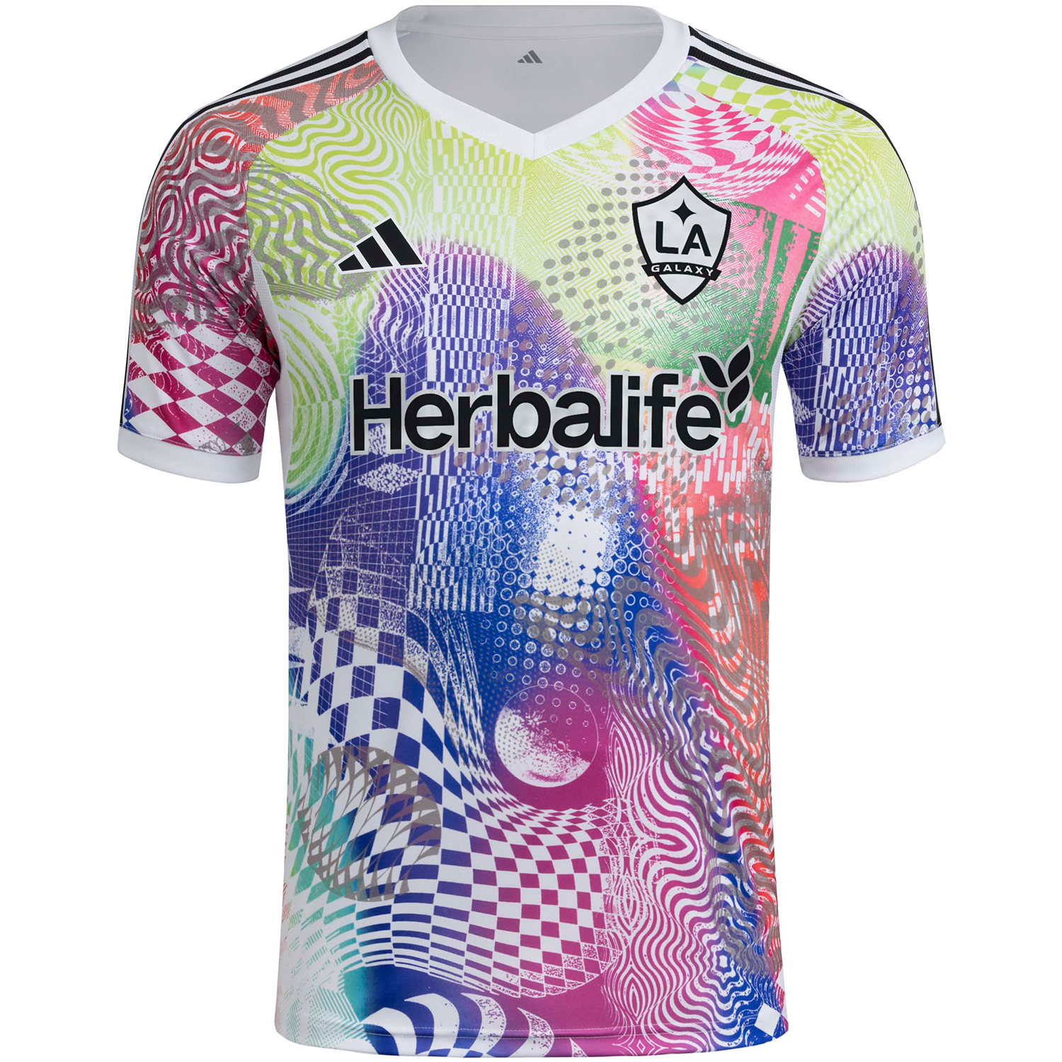 adidas La Galaxy 2025 Men’s Pride Pre Match Top