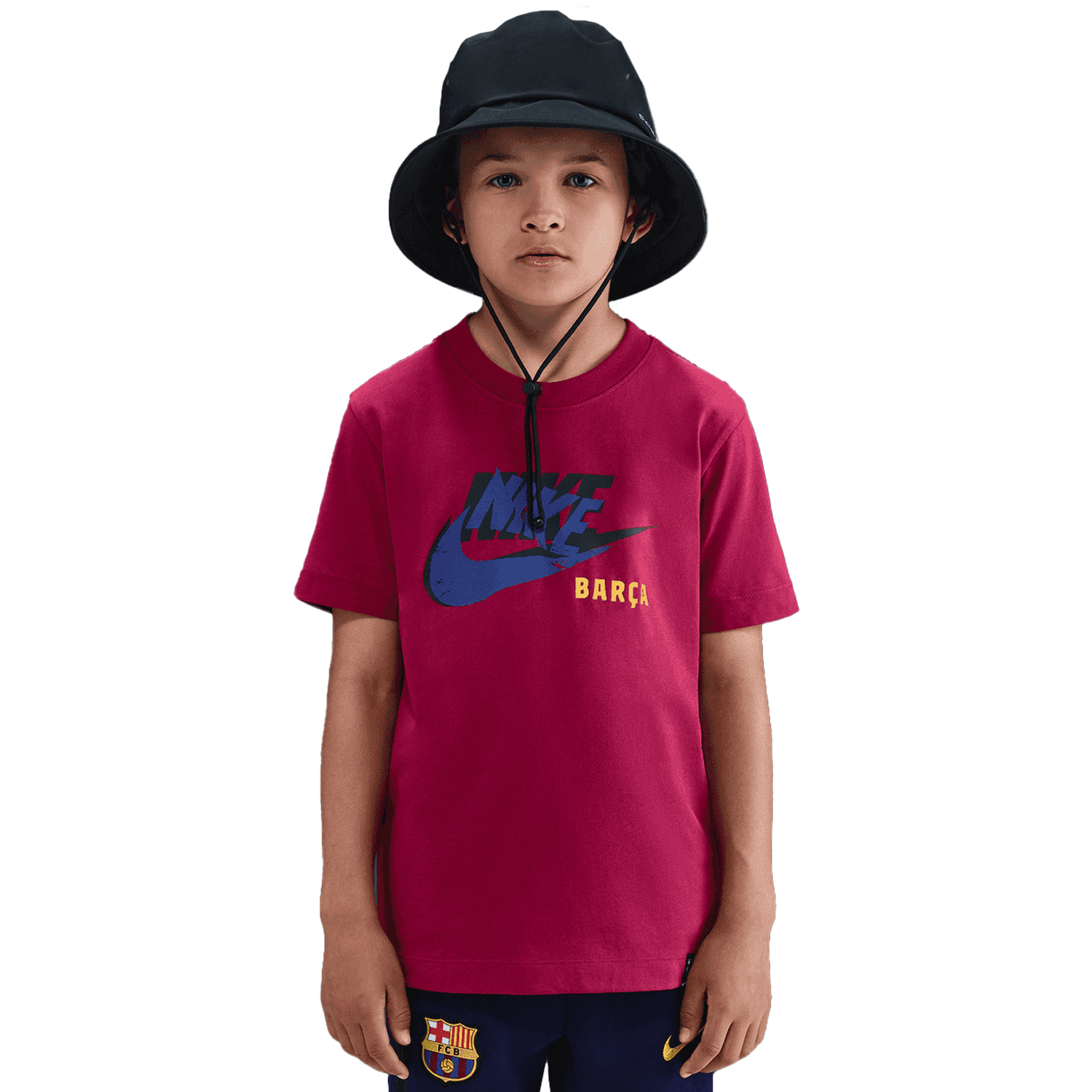Camiseta Nike FC Barcelona Futura para jóvenes