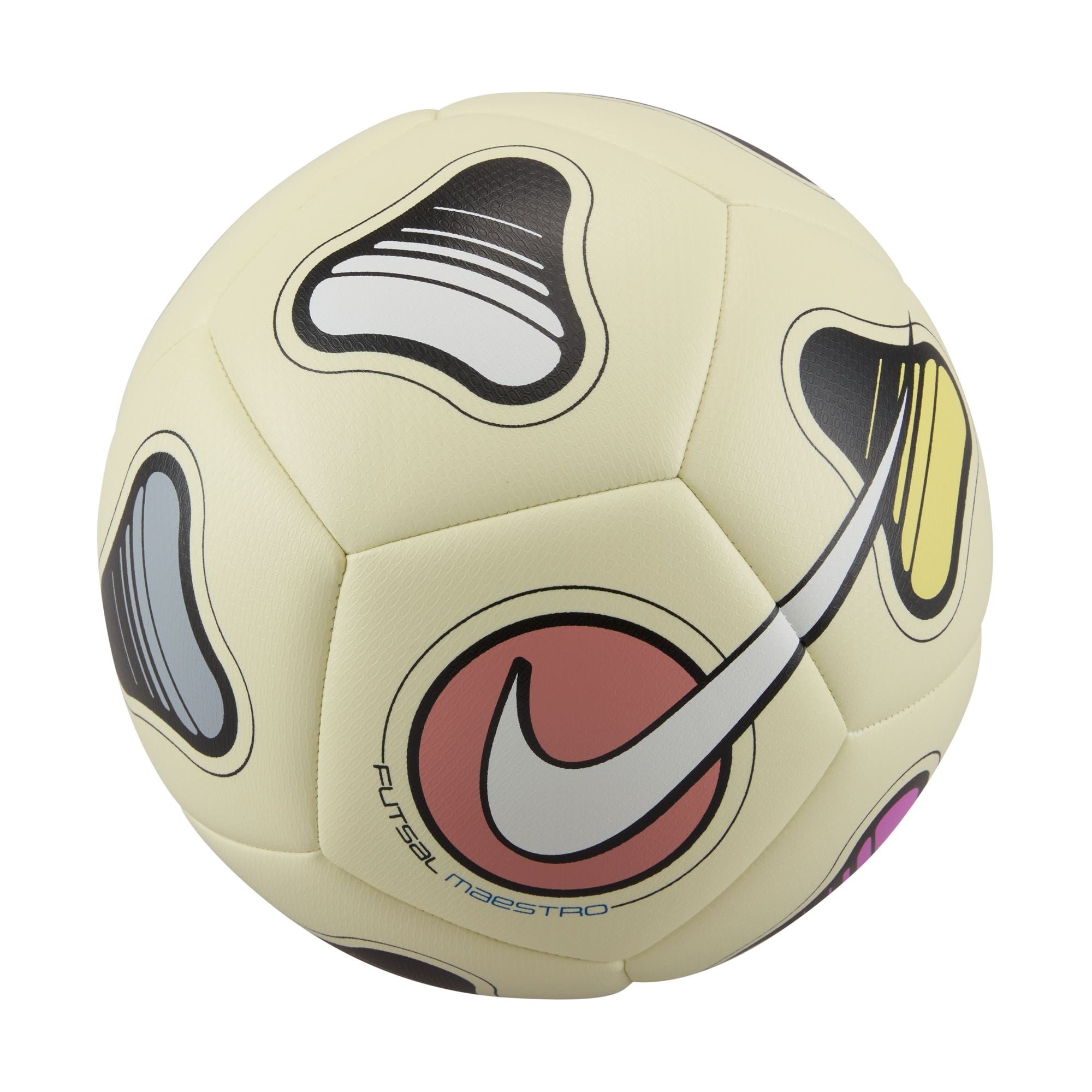nike Maestro Futsal Ball Coconut Milk Multi Color White