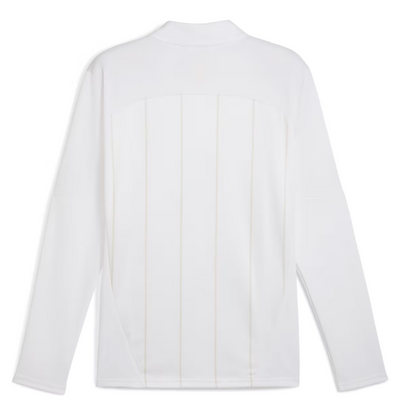 puma Ac Milan Men’s Quarter Zip Pre Match Training Top Puma White Putty