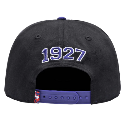Fan Ink Cruz Azul Swingman Snapback Hat Black Blue