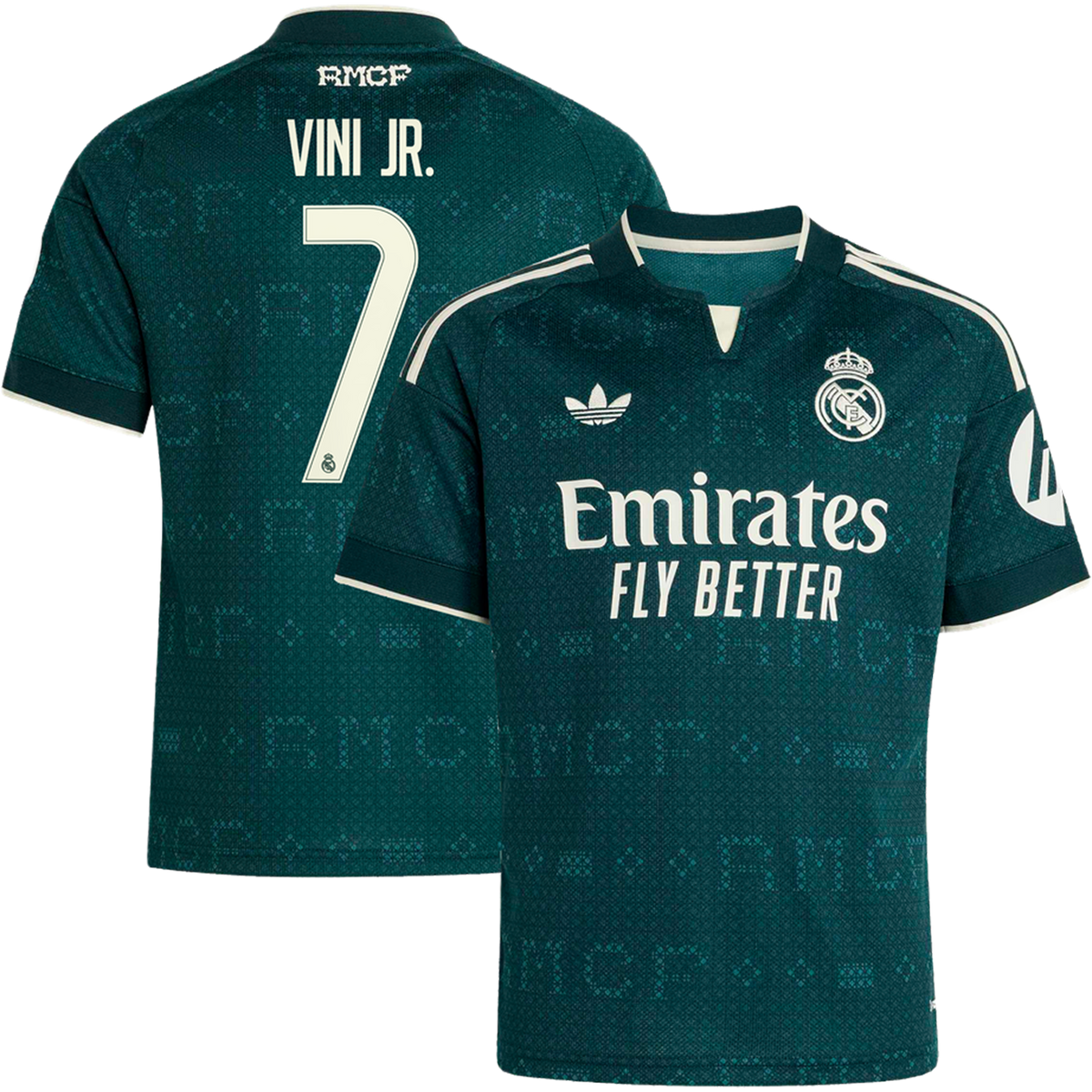 adidas Real Madrid 26/27 Youth Vini Jr. Away Stadium Jersey