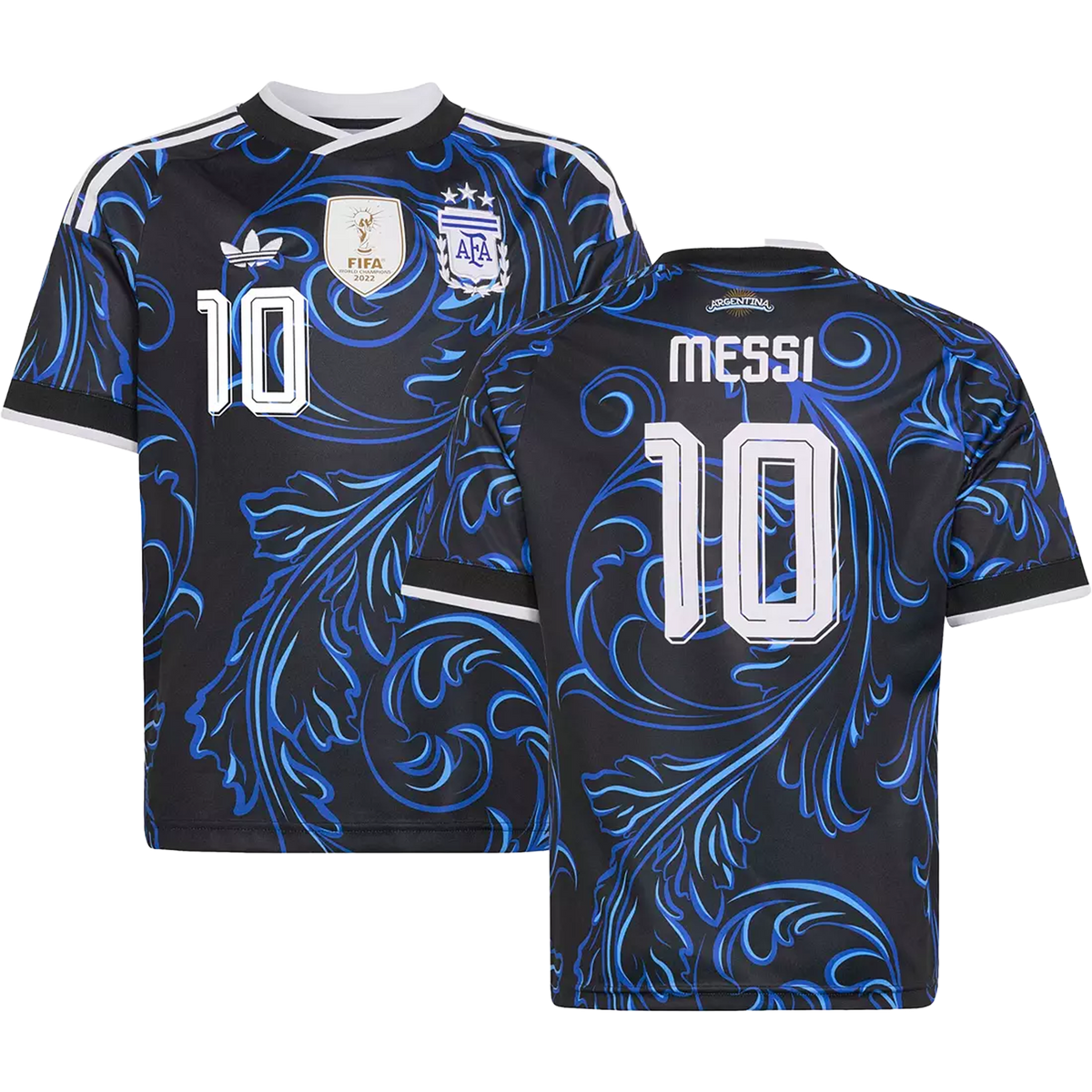 adidas Argentina 2026 Youth Lionel Messi Away Stadium Jersey