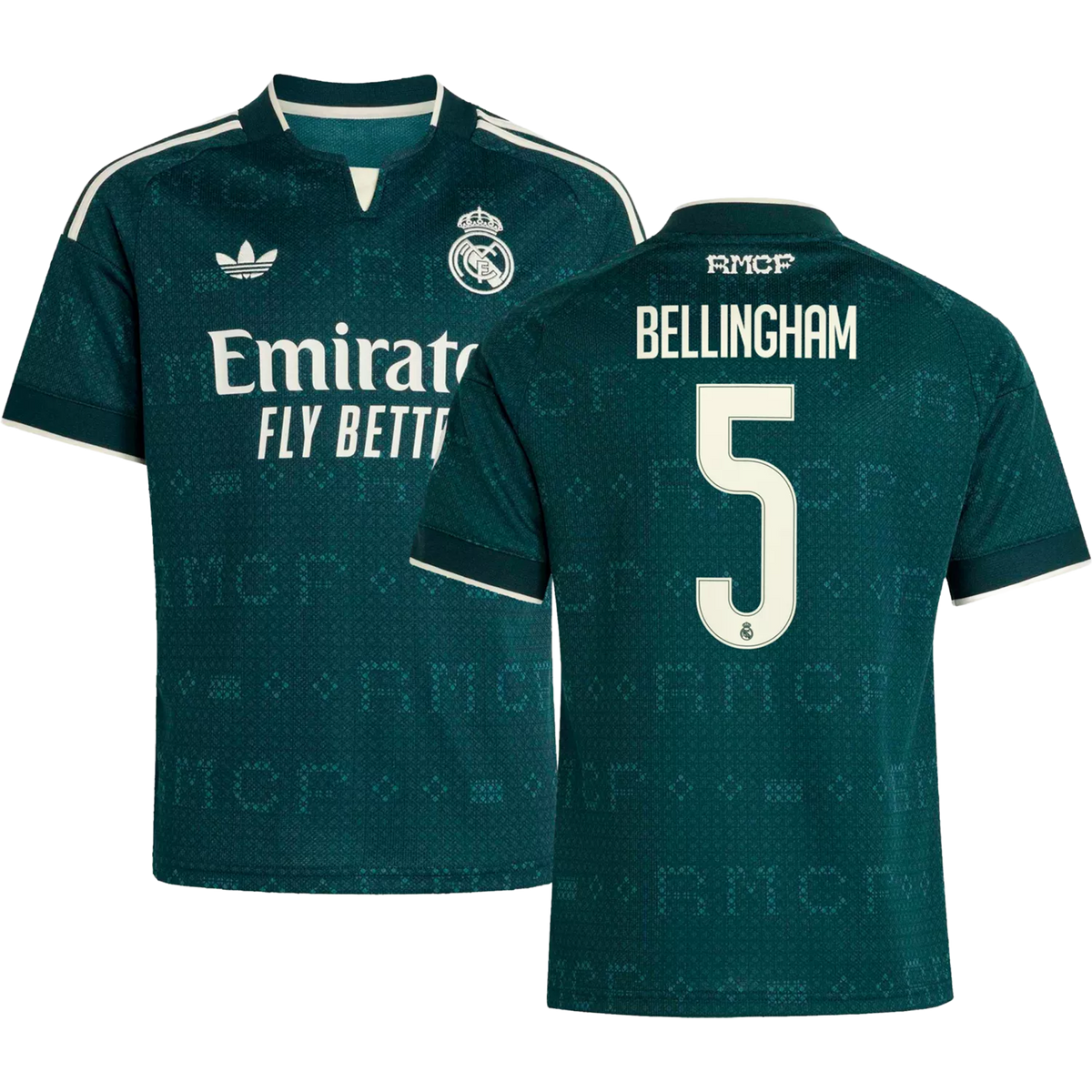 adidas Real Madrid 26/27 Youth Bellingham Away Stadium Jersey