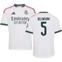 adidas Real Madrid 26/27 Youth Bellingham Home Stadium Jersey