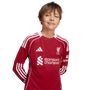 adidas Liverpool FC 2025 26 Youth Home Long Sleeve Stadium Jersey