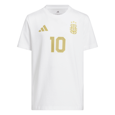 adidas Argentina Messi #10 Youth White Tee