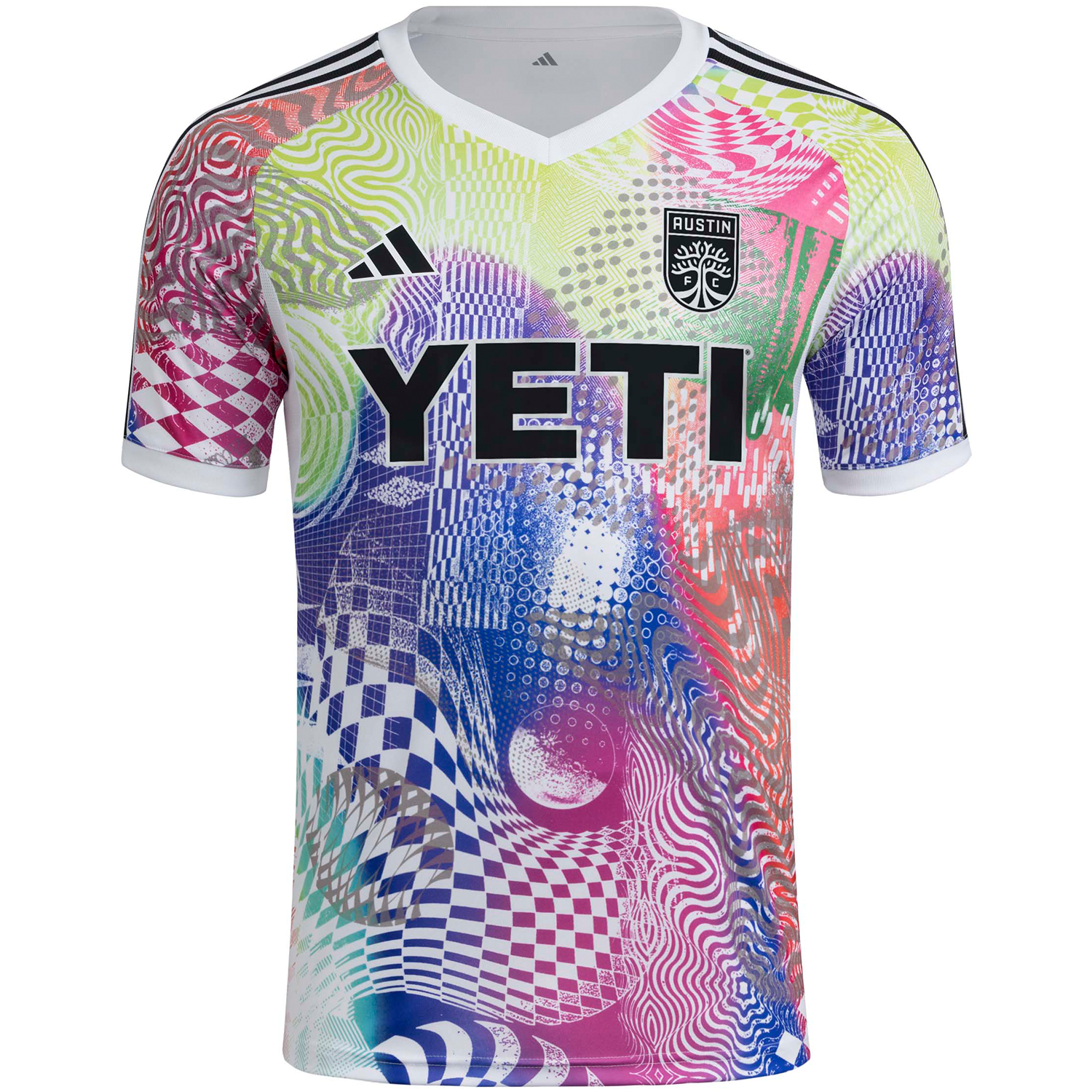 adidas Austin FC 2025 Men’s Pride Pre Match Top