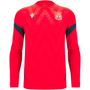 Camiseta de entrenamiento de manga larga Macron Wrexham AFC para hombre