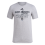 adidas San Diego FC Men's Short Sleeve Vintage Tee