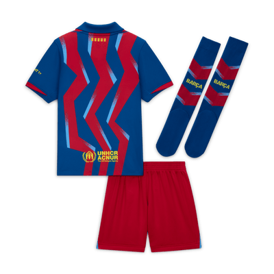 Nike FC Barcelona 2025-26 Toddler Forth Kit