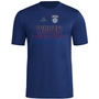 adidas San Diego FC Men's Short Sleeve Pregame Tee