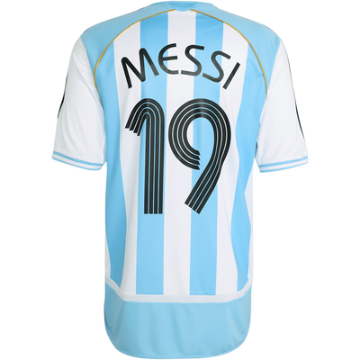 adidas Argentina 2006 Men's Home Messi 19 Jersey