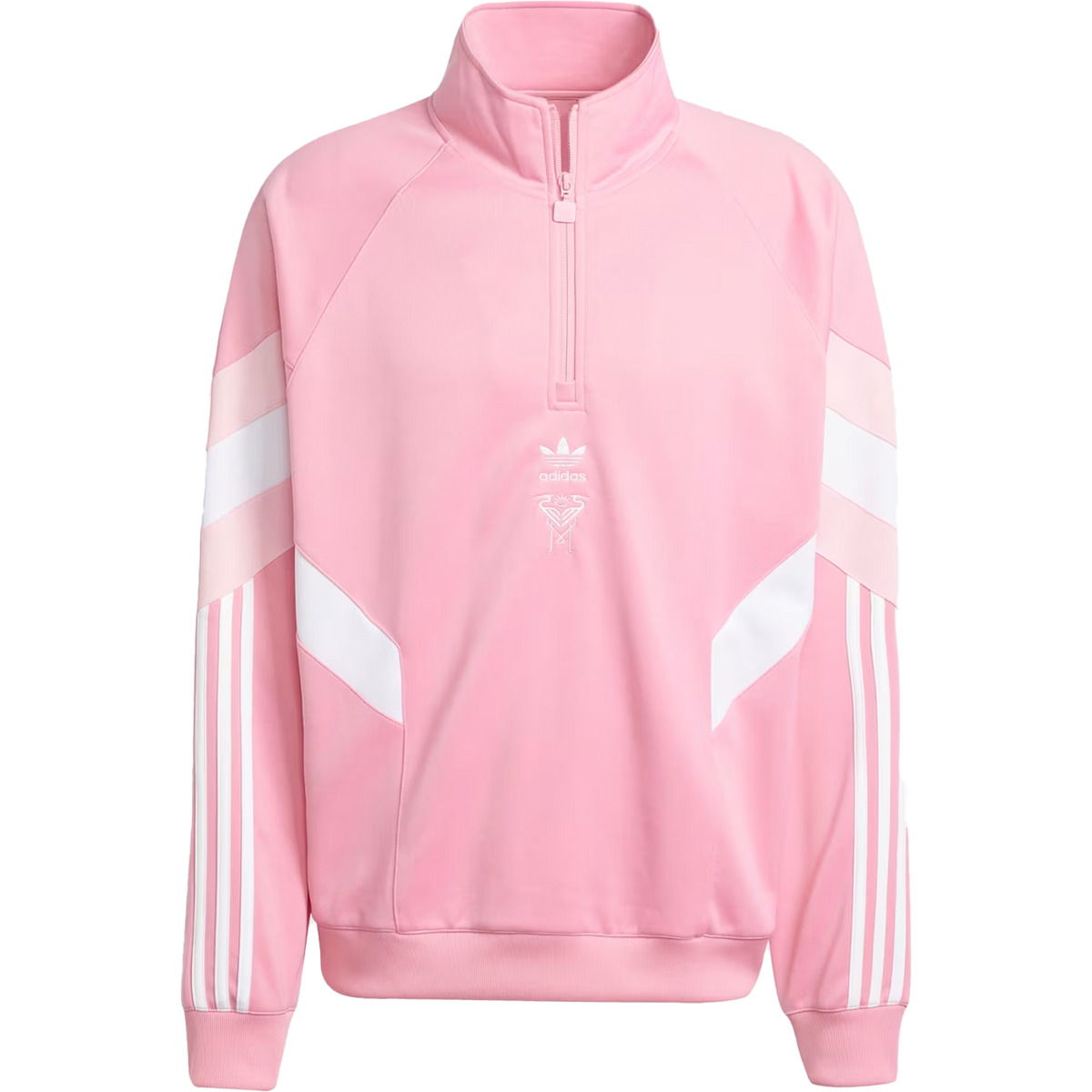 adidas Inter Miami Men’s Originals Half Zip Crew Sweatshirt