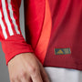 Camiseta auténtica de manga larga local del Manchester United 2024-25 para hombre de adidas