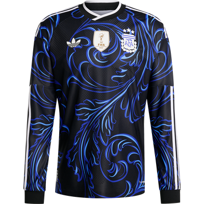 adidas Camiseta de manga larga auténtica de visitante Argentina 2026 para hombre