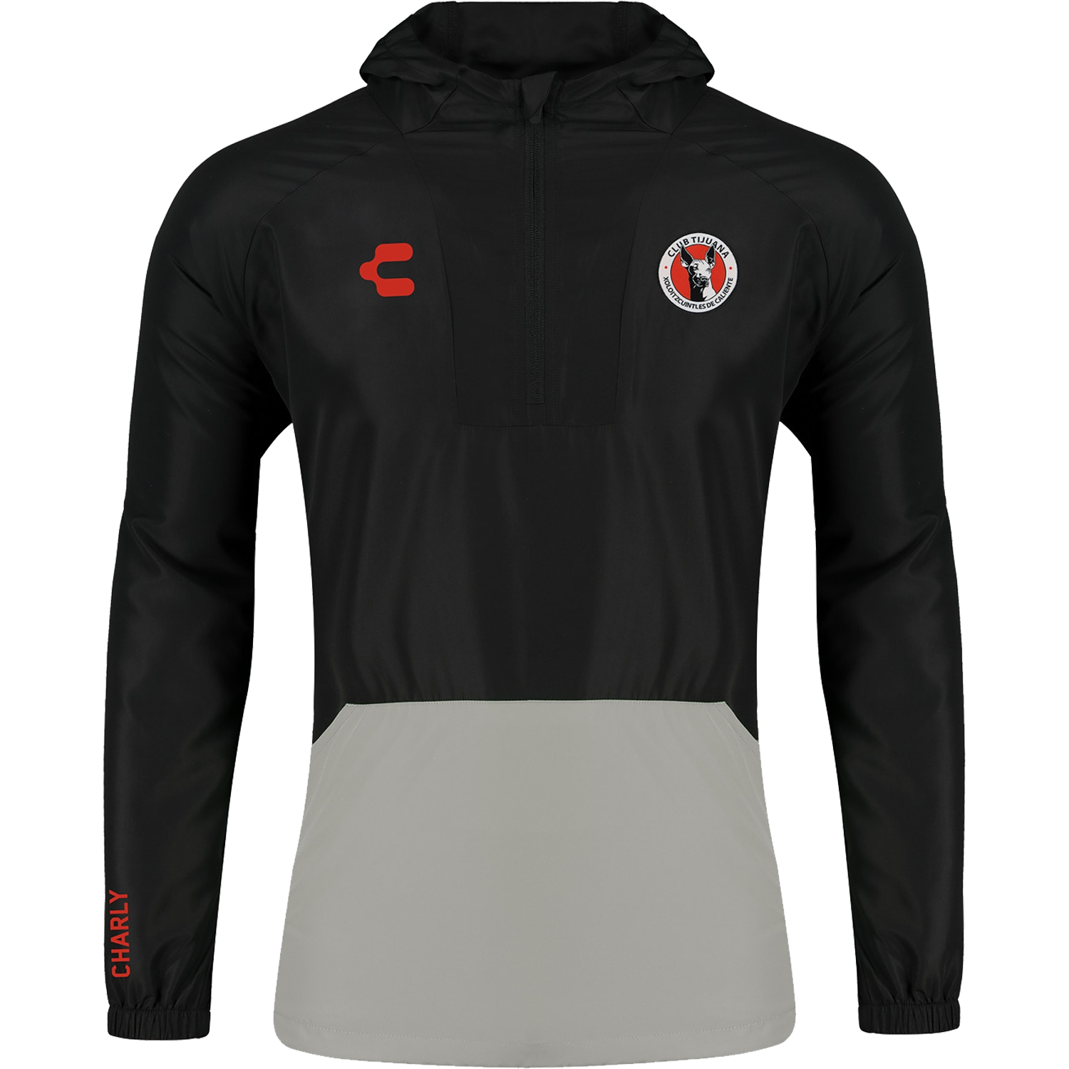 Charly Xolos Men's Quarter-Zip Windbreaker