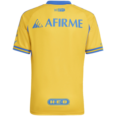 adidas Tigres 2025 26 Youth Home Stadium Jersey