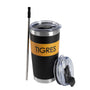Vaso de línea negra de 20 oz de Norday Tigres