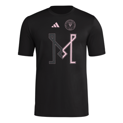 Camiseta de manga corta adidas Inter Miami CF para hombre antes del partido