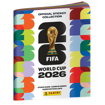 Panini FIFA World Cup 2026™ Official Sticker Bundle - 25 Sticker Packs + 1 Soft Cover Album