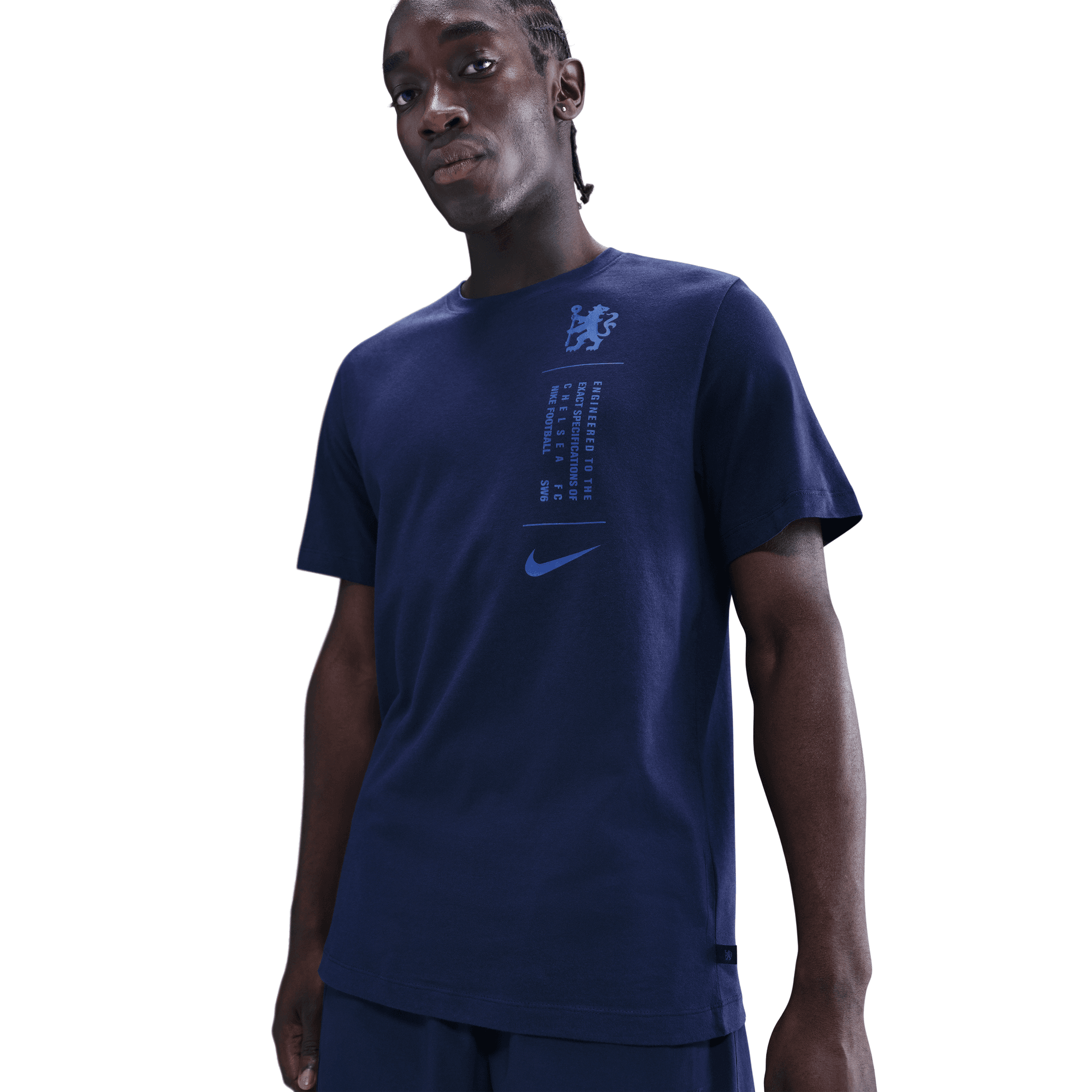 Nike Chelsea Football Obsidian Graphic Tee