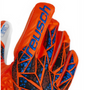reusch Attrakt Solid Finger Support Youth Goalkeeper Gloves Orange Blue
