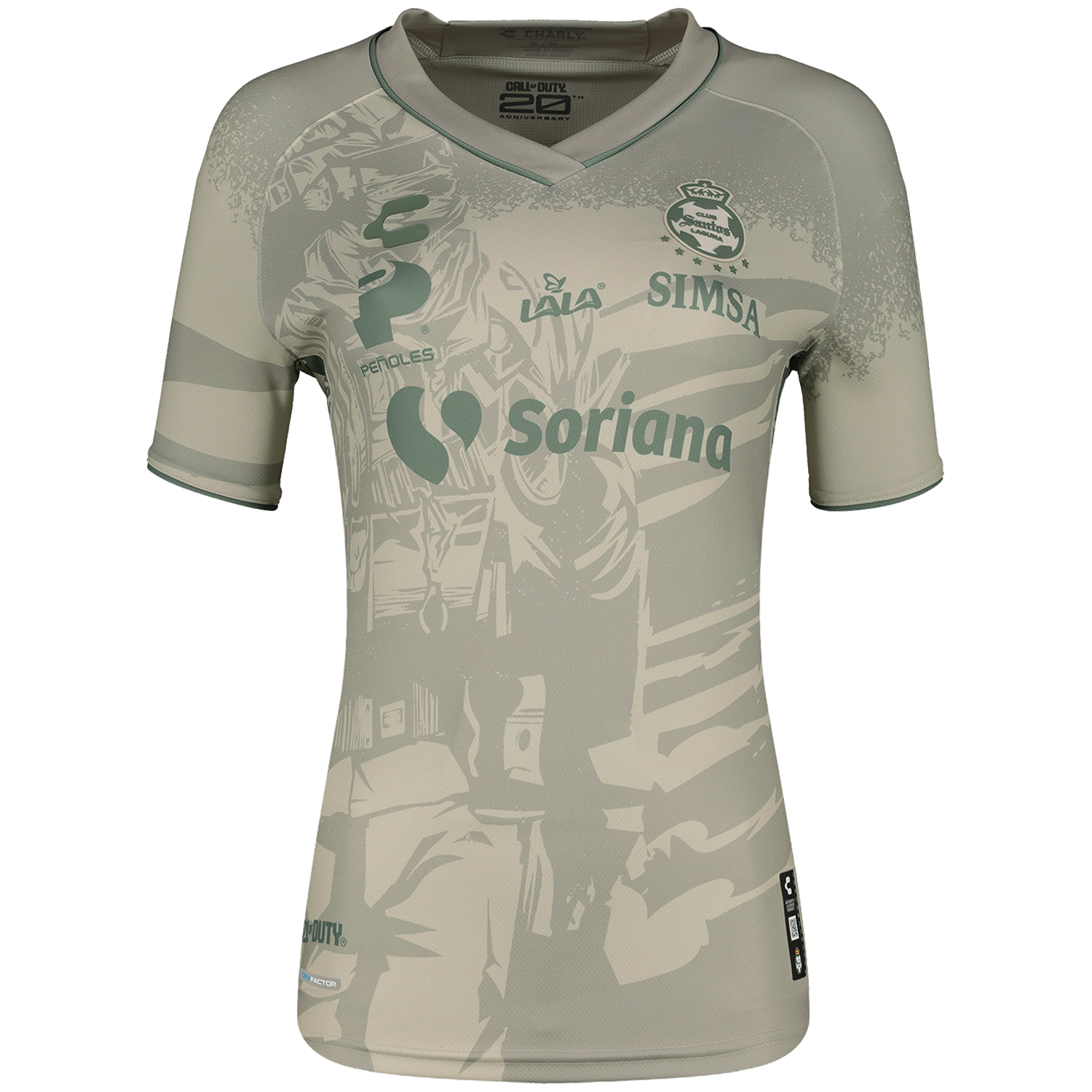 Camiseta Charly x Call of Duty Santos Edición Especial para Mujer 2023-24