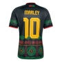 adidas Jamaica 2026 x Bob Marley #10 Men's Away Stadium Jersey