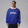 Nike Men's Brazil Jordan Brooklyn Pullover Hoodie