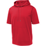 Sudadera con capucha de manga corta de polar Sport-Tek